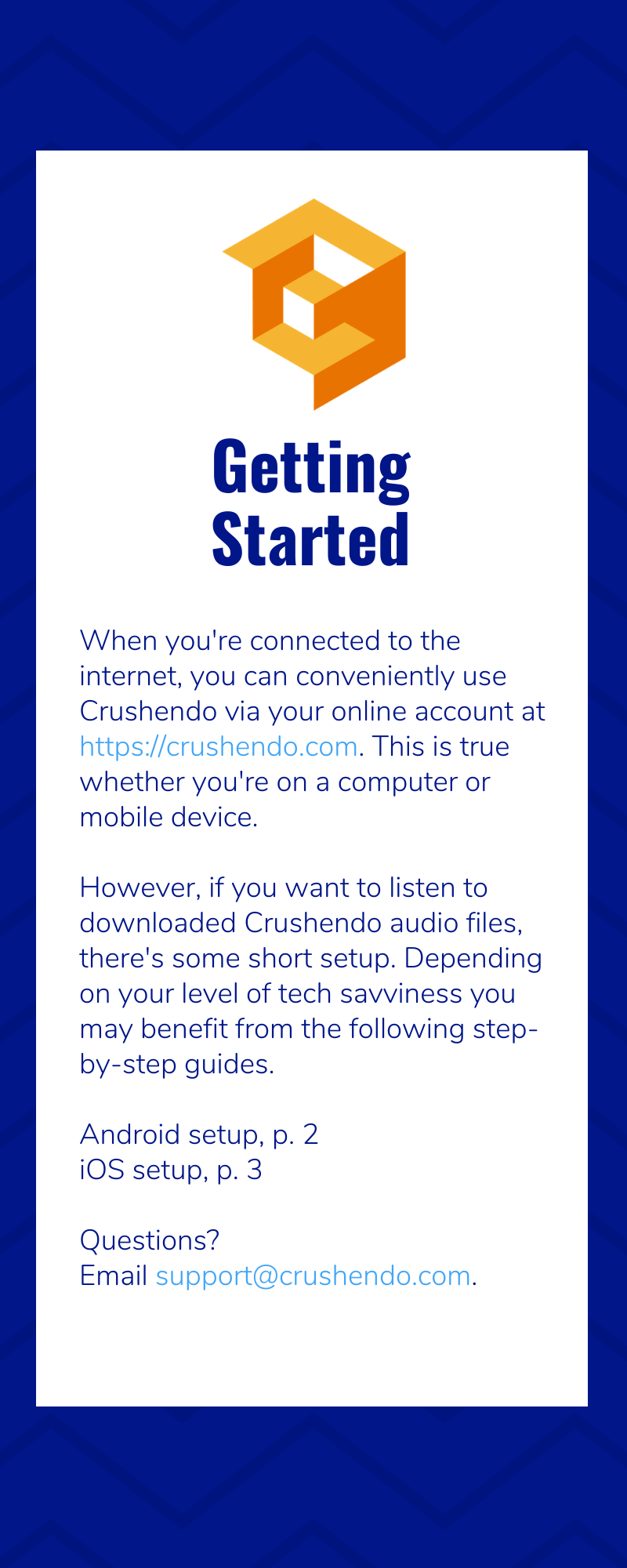 Getting Started – Crushendo Audio