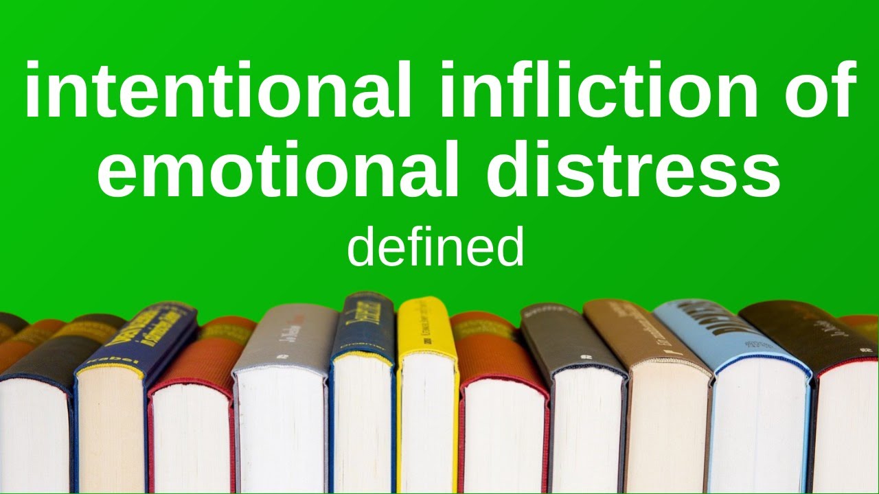 Emotional Distress Definition Legal Term